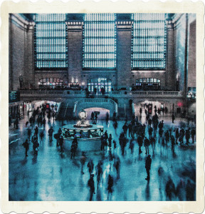 Picture of a train station's entrance. People are busy moving about to their destinations. Image by Lexi Lauwers from Pexels.