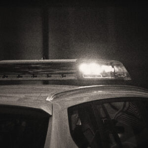 Top of a police car with lights on. Source Pixabay.com.