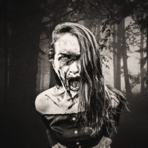 Image of a woman with a bloodied face. Source Pixabay.com.