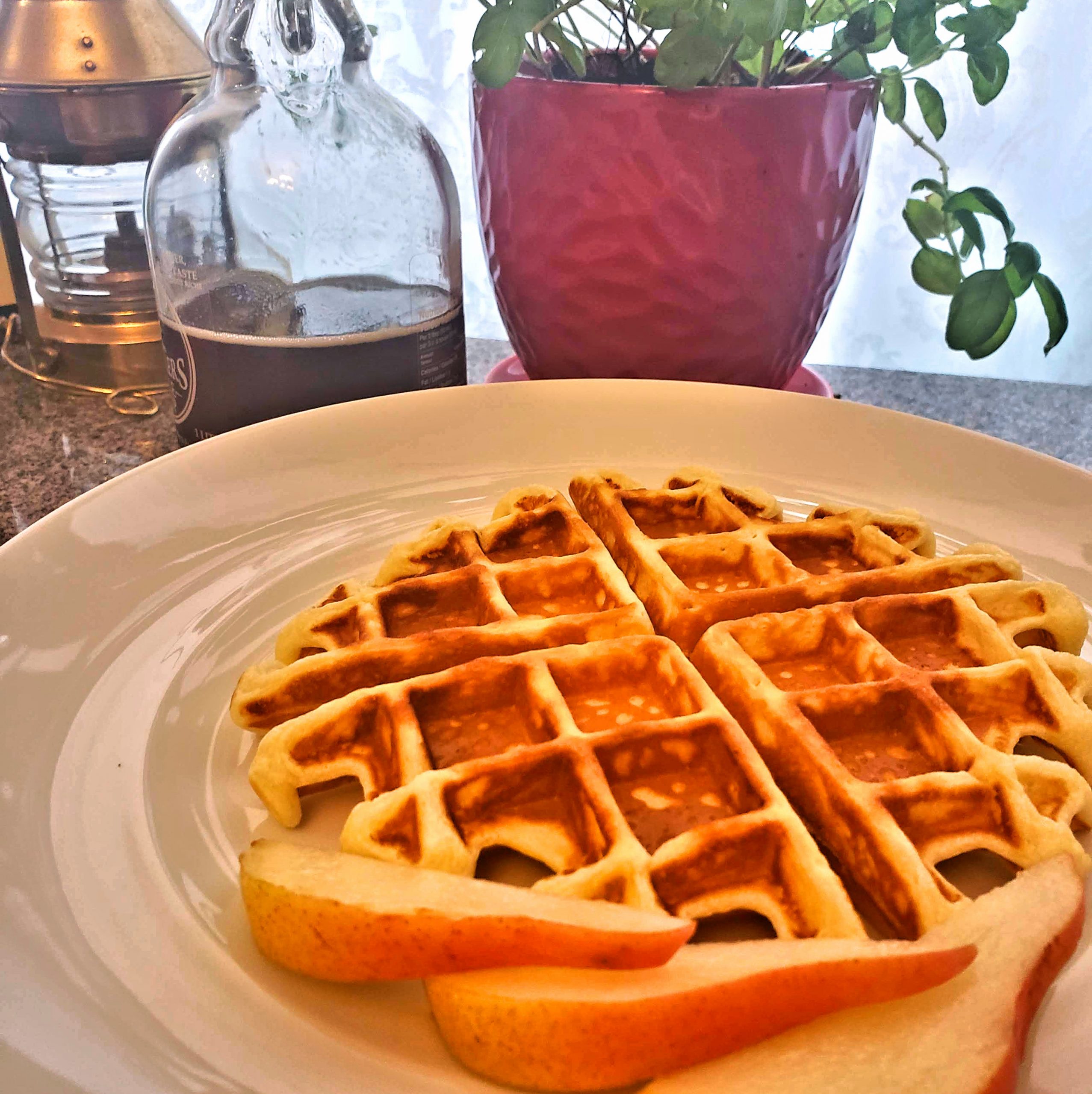 Sour Cream Belgian Waffle Recipe