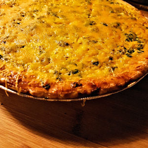 Cheese and Crab Quiche