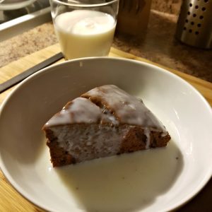 Coffee Cake with a Creamy Nutmeg Sauce