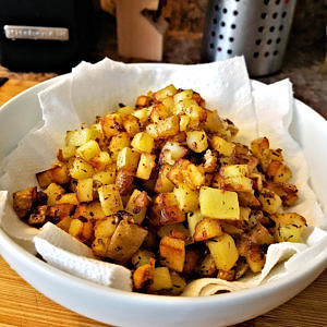 Crunchy and Chewy Country Fried Potatoes