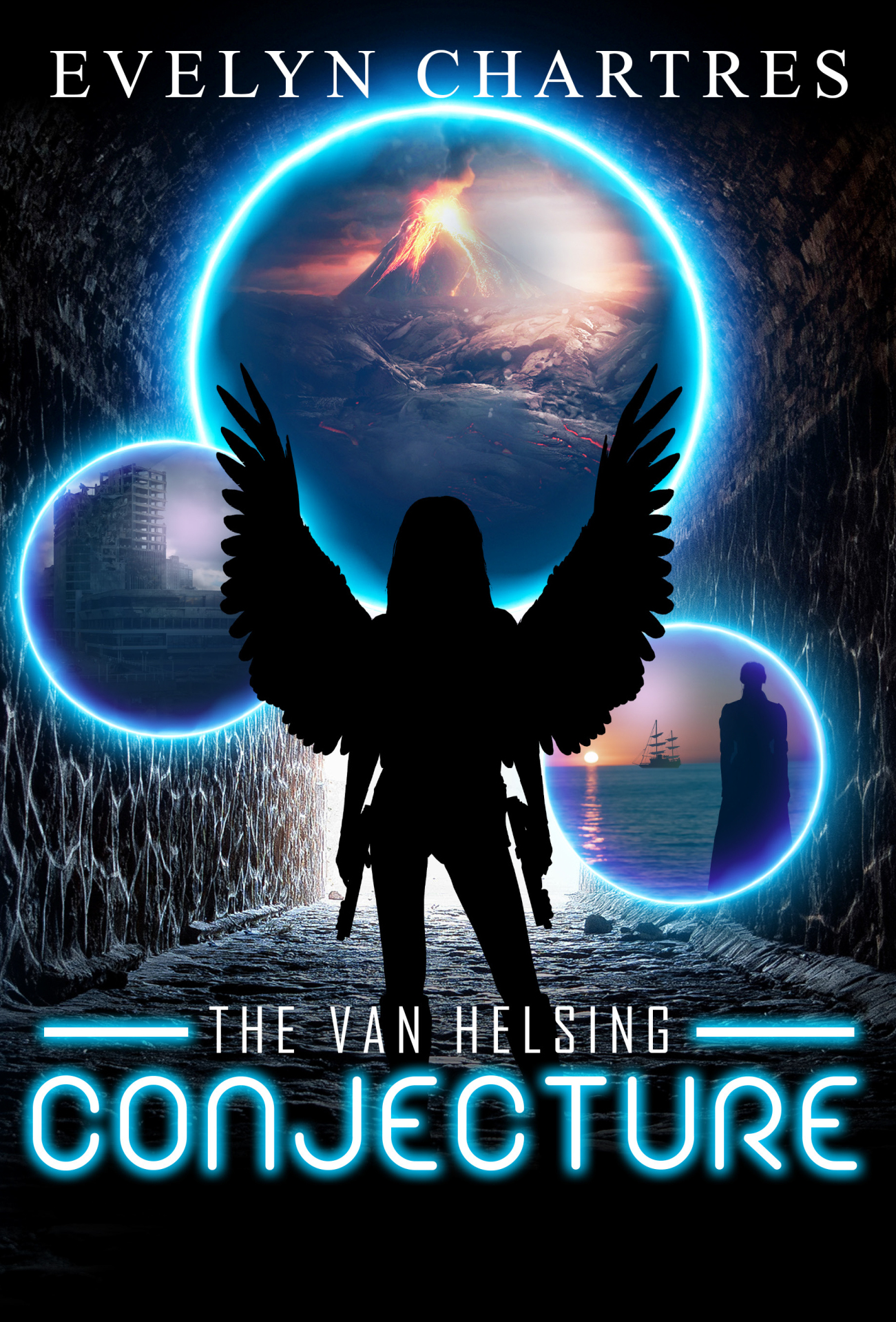 EBook Cover for The Van Helsing Conjecture by Evelyn Chartres.