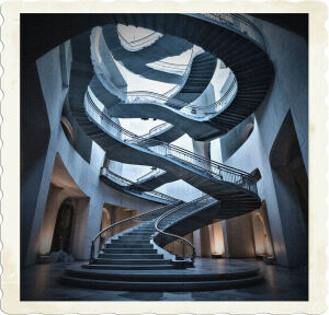 Few outsiders had ever seen the heart of The Tower, but the double-helix staircase that weaved to the upper levels at the heart of this structure that all hunters knew well. The walls were made up of white marble and the space was cavernous. There were bridges that crossed the wide expanse every couple of levels. Clara never before considered how much this architecture resembled a DNA chain.